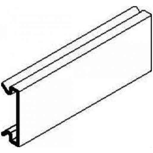 Rehau Be-din bedradingskoker deksel 75 grijs 7030 2000x15x75 PVC steengrijs 7030