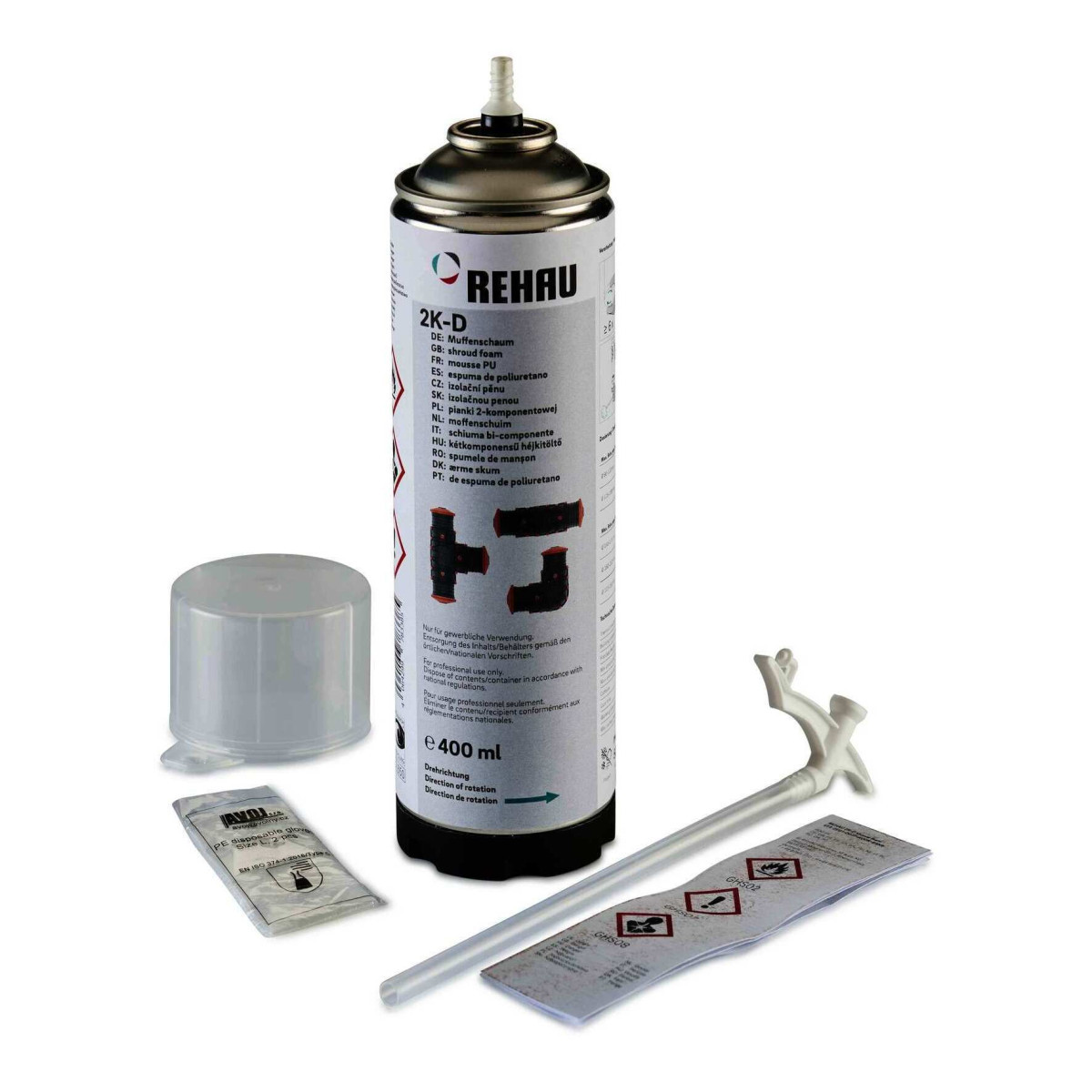 Rehau RAUVIPEX 2K-D moffenschuim 400 ML combi-bus