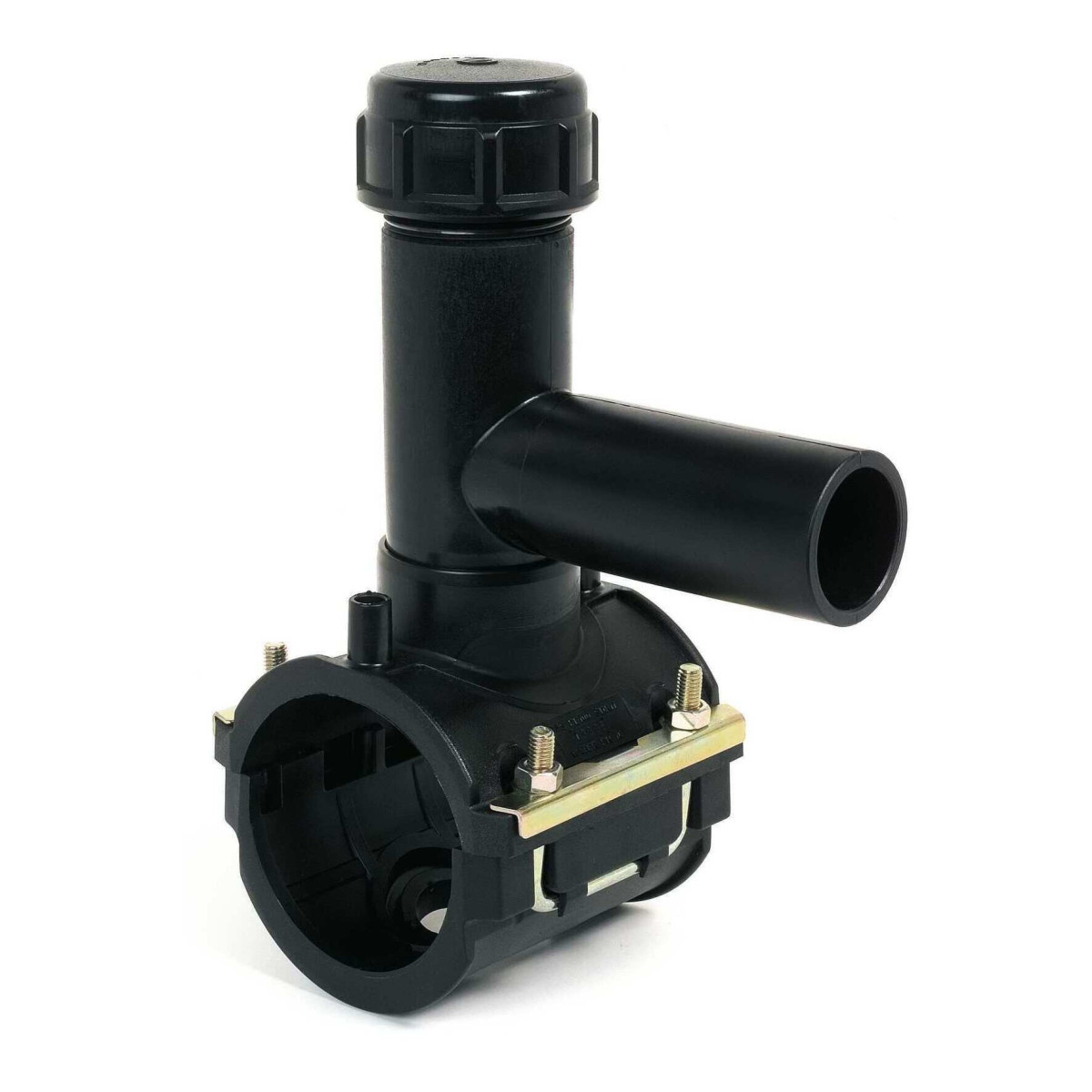 Rehau RAUPEX Smartfuse Aanboorzadel 75 - 32, pe 100, zwart