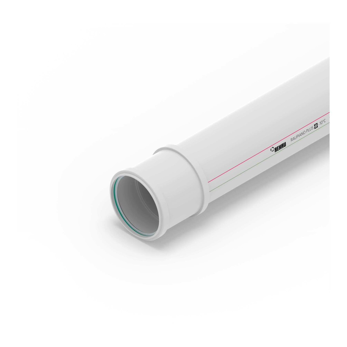 Rehau RAUPIANO PLUS Raupiano Plus buis DN 200, lengte 3000 MM