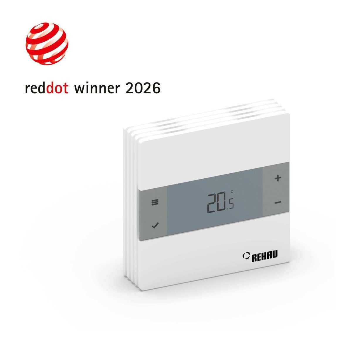 Rehau RAUTHERM Rautherm Ruimtethermostaat nea HCT 24 V, wit