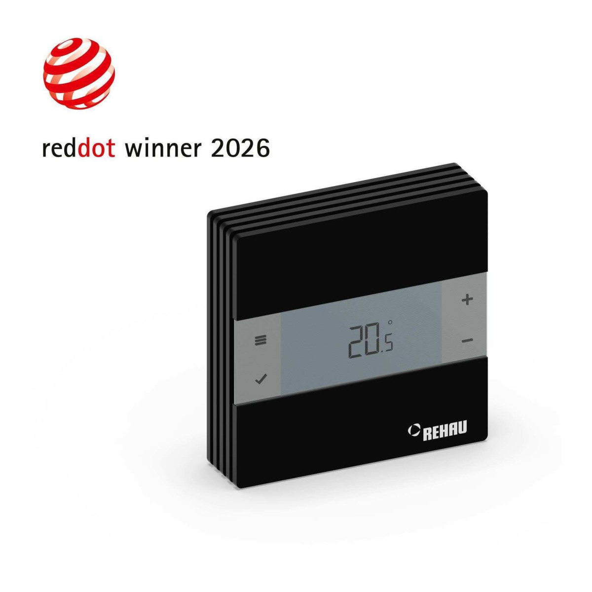 Rehau RAUTHERM Rautherm Ruimtethermostaat nea HCT 24 V, zwart