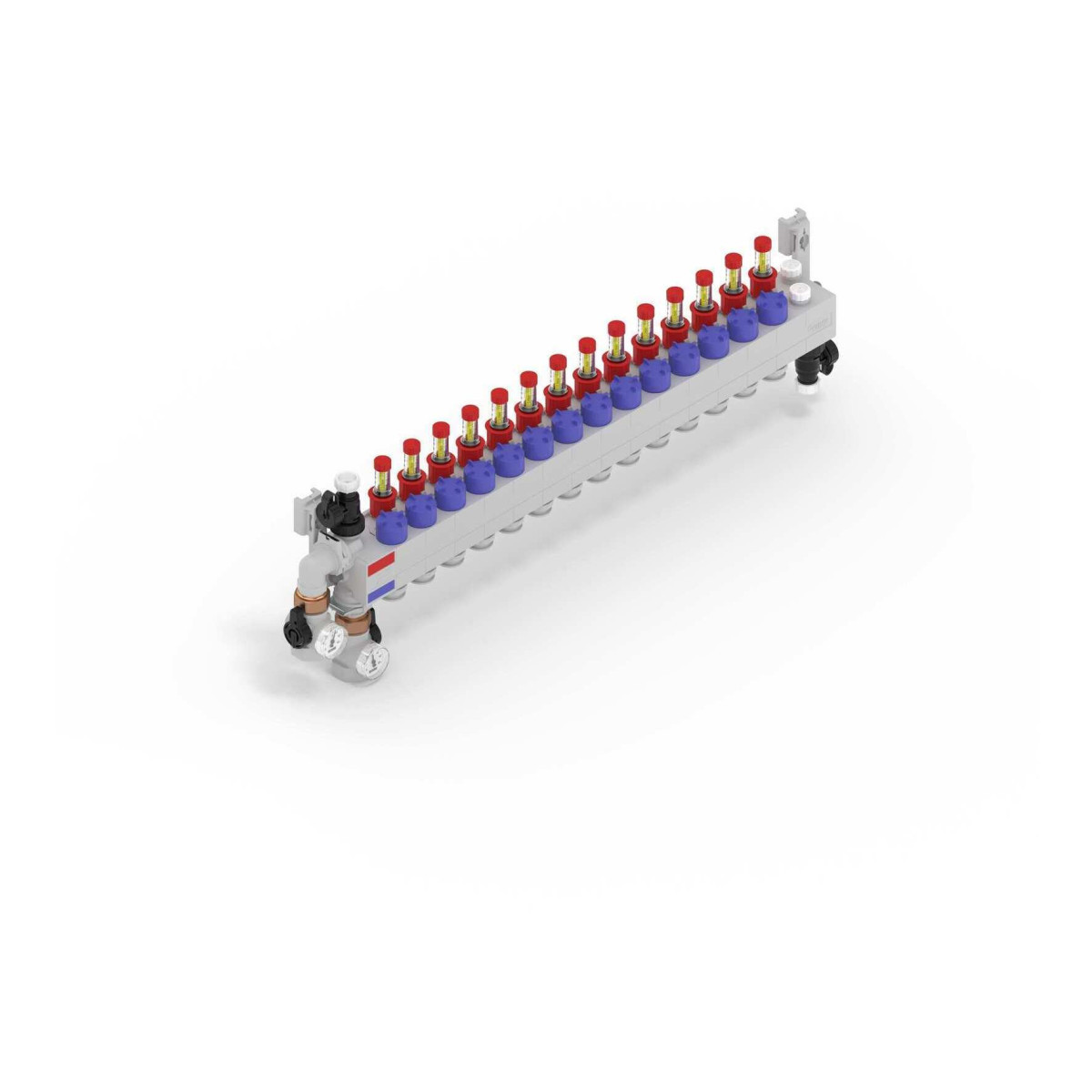 Rehau RAUTHERM Rautherm Speed verdeler HKV-D P 14 groeps, connector 17