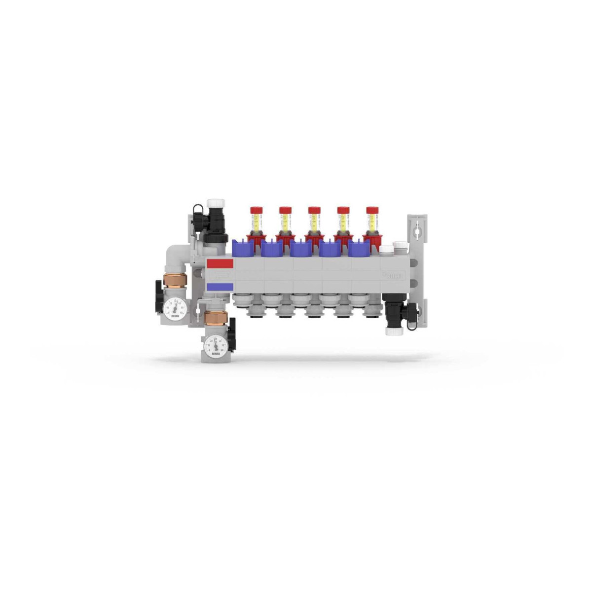 Rehau RAUTHERM Rautherm Speed verdeler HKV-D P 5 groeps, connector 17