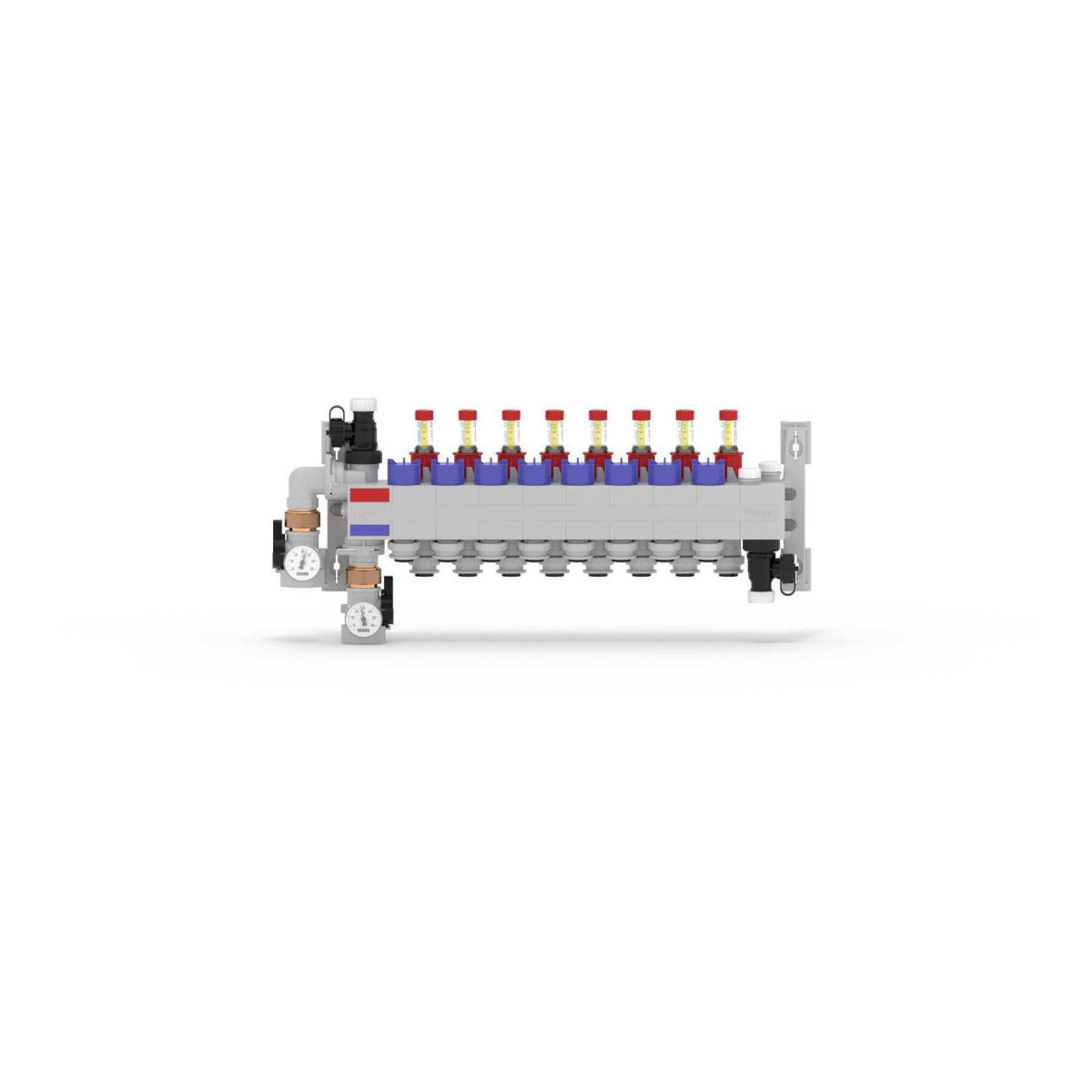 Rehau RAUTHERM Rautherm Speed verdeler HKV-D P 8 groeps, connector 17