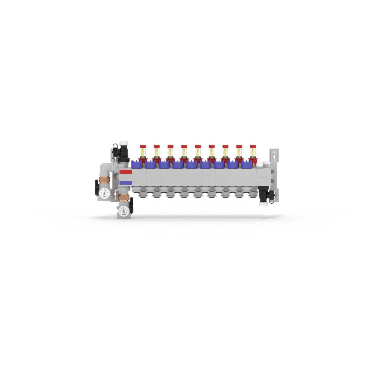 Rehau RAUTHERM Rautherm Speed verdeler HKV-D P 9 groeps, connector 17