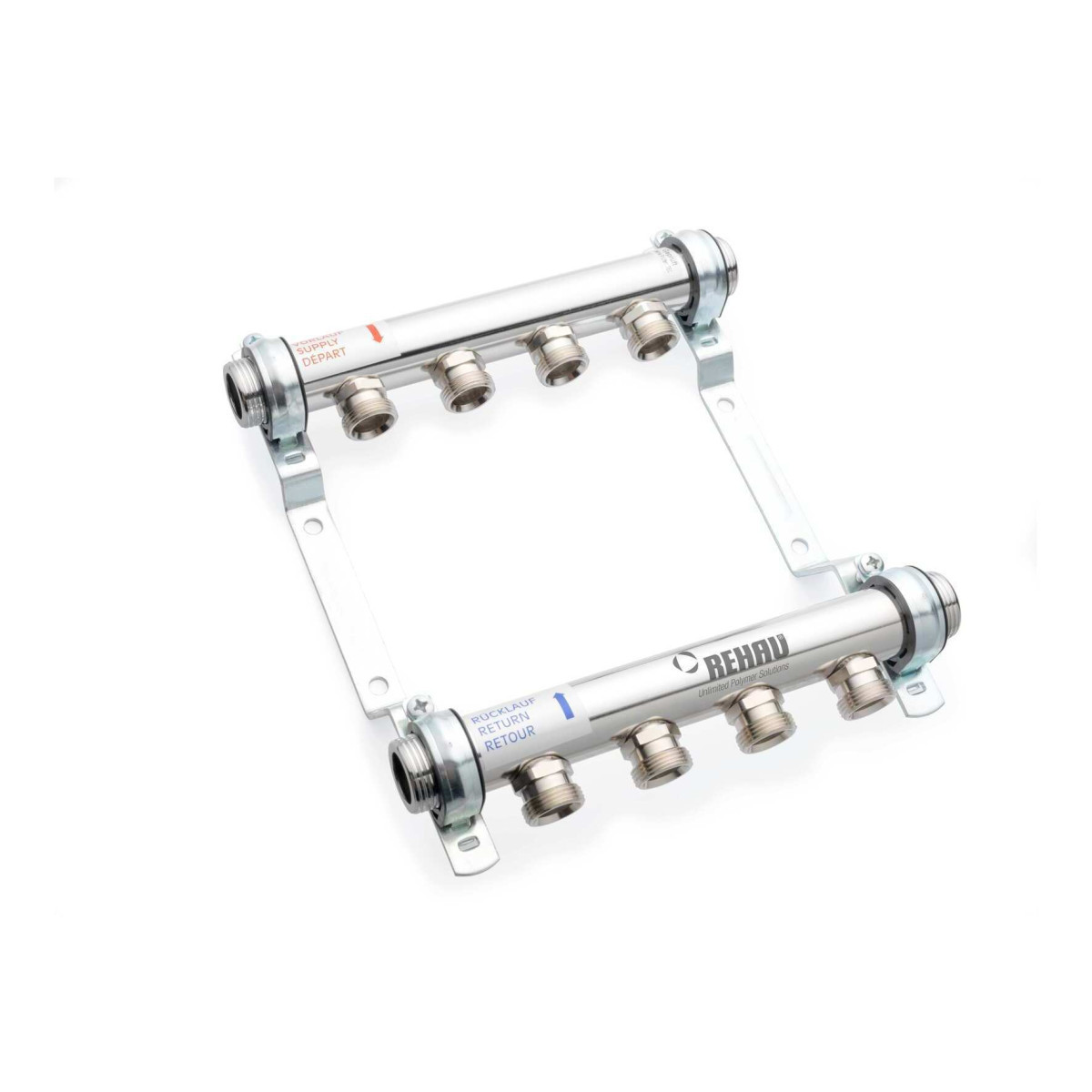 Rehau RAUTITAN Leidingverdeler HLV 7 - RVS