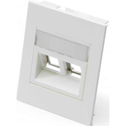 Rehau Signa in draagplaat keystone jacks B45 cremewit 9001