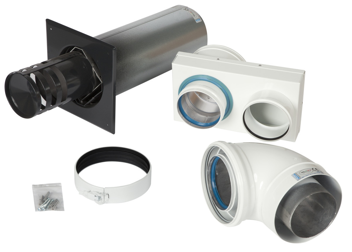 Remeha Accessoire Haakse Geveldoorvoer WH42/56 WD=400MM max