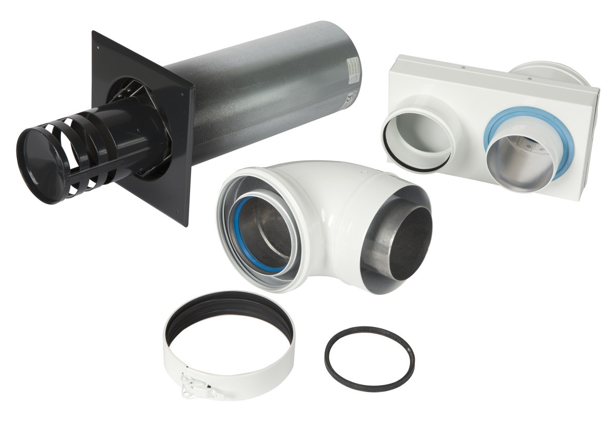 Remeha Accessoire Haakse Geveldoorvoer WHC56 WD=400MM max
