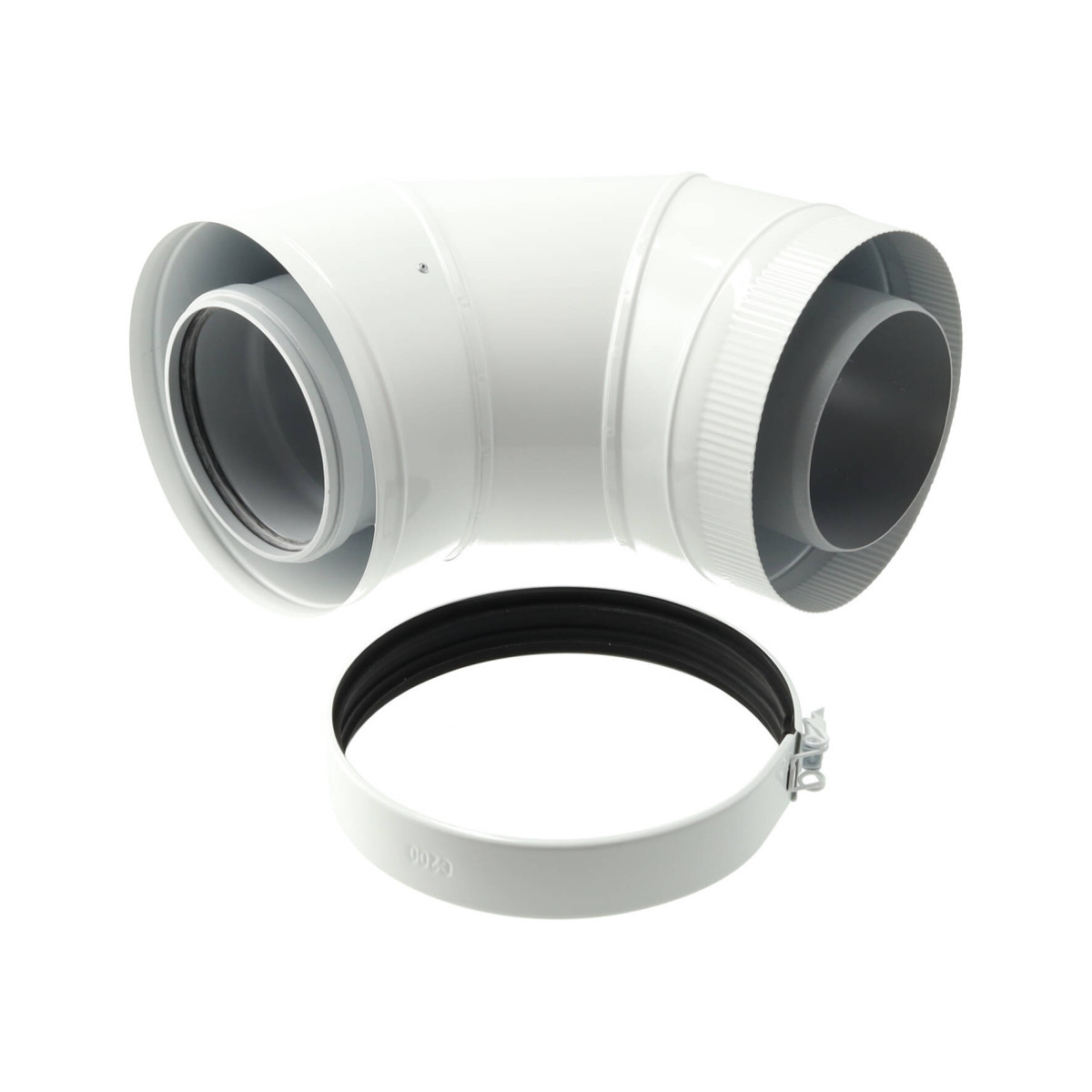 Remeha CWH Ace Bocht Concentrisch PP 90° Ø130/200 MM