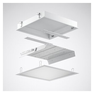Renovatietoepassingen Fidesca SD multilumen 3 wit vierkant etdd 46W 90