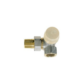 Resideo Thermosstatische radiatorafsluiters Thermostatisch Ventiel, ½" dubbel haaks rechts, VS-binnenwerk;
