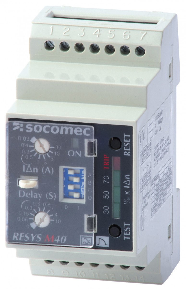 Socomec Resys M40 us=12-60VDC elektronische beveiliging