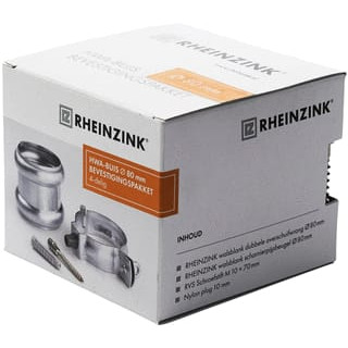 RHEINZINK BUIS BEVEST. SET 80 WB