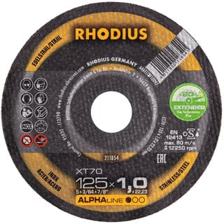 Rhodius XT70 125X1,0X22,23