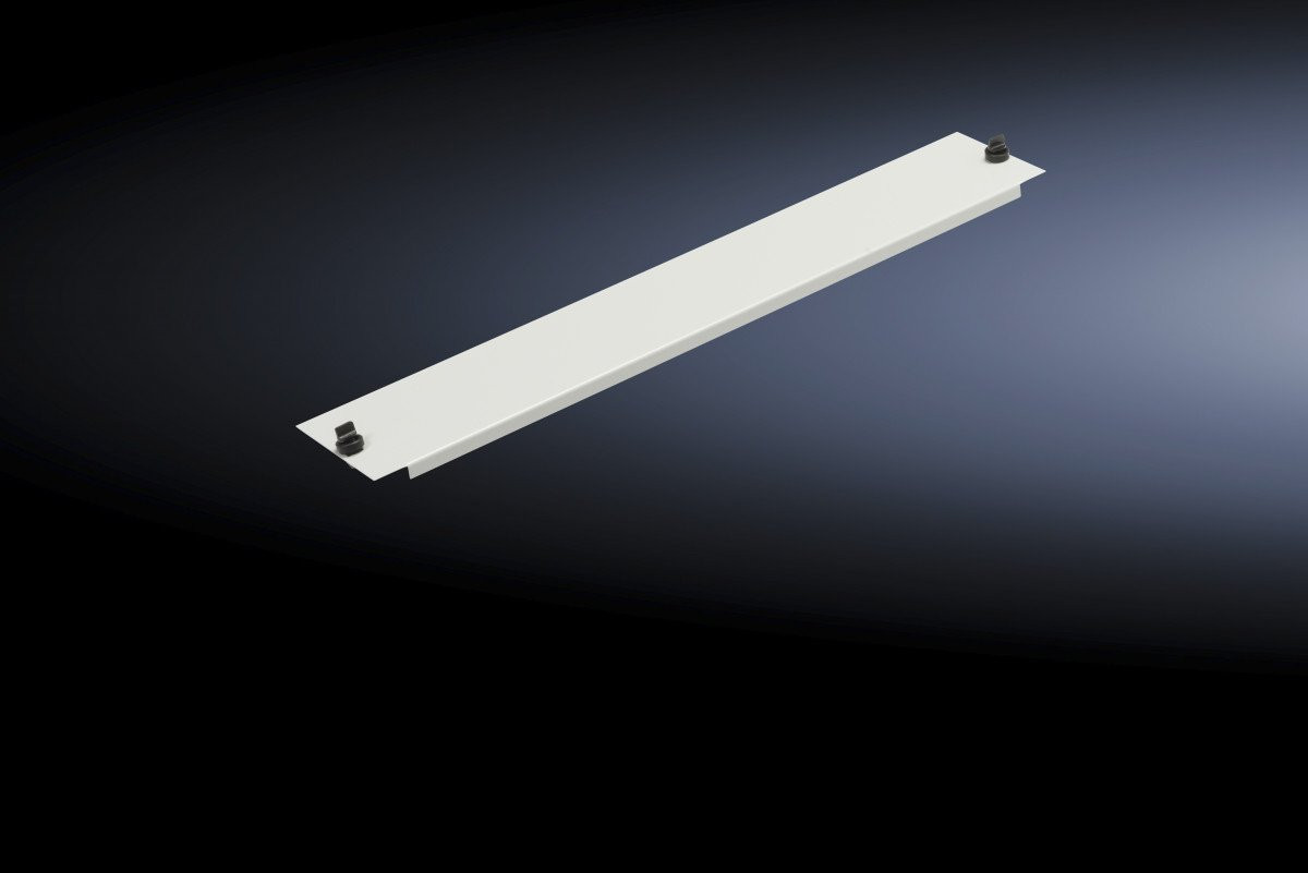 Rittal 19" blindpaneel 2he lichtgrijs met snelsluitingen