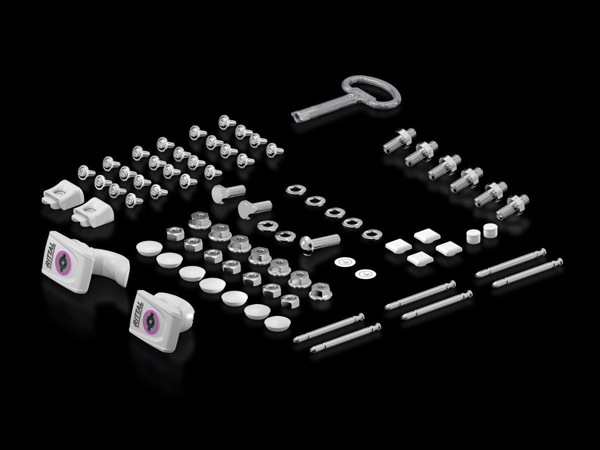 Rittal AX Ax Toebeh. PL.ST. 2 deur-2 WPL- 2 knevel