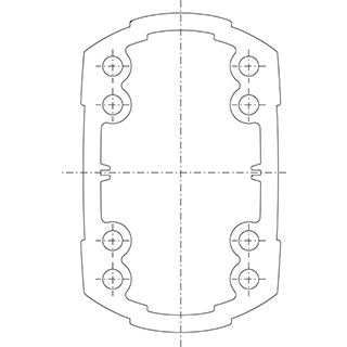 Rittal CP draagbuis CP60 L=1000 ral7035