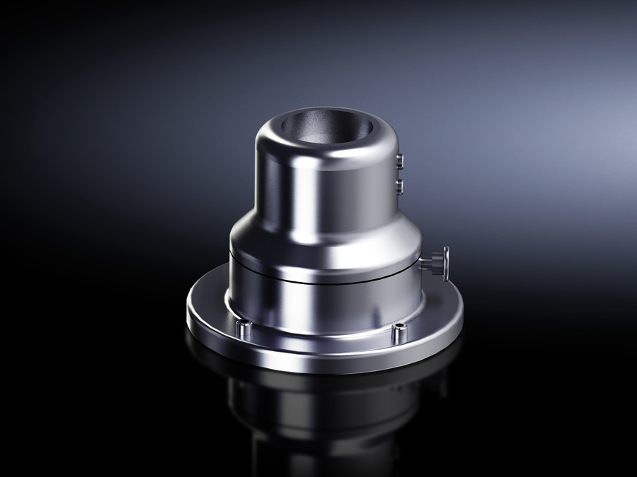 Rittal CP-S vloerbevestiging draaib bev V RVS