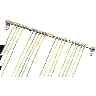 Rittal DK aansluitrail 800x1,4MM 20-aansluiting 0a staal