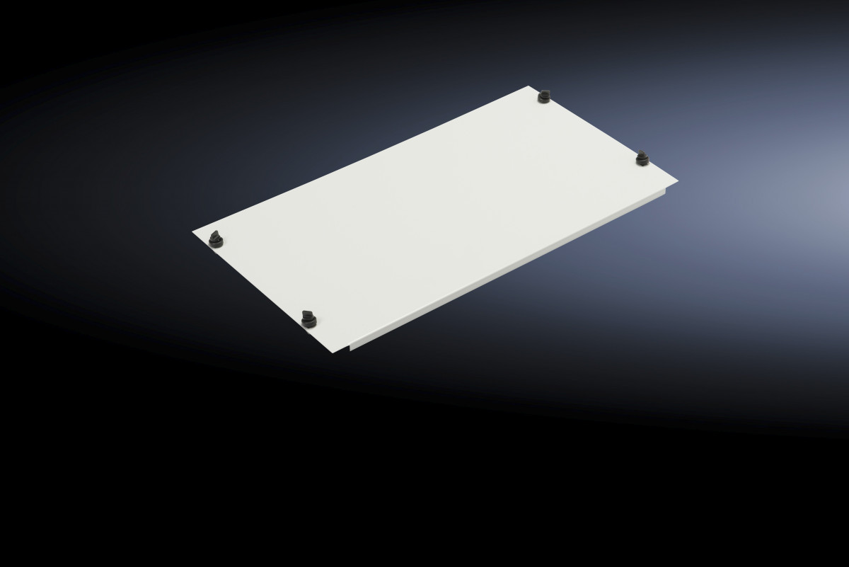 Rittal 19" blindpaneel 6he lichtgrijs met snelsluitingen