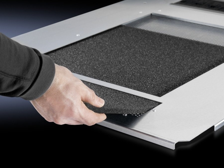 Rittal DK filtermat voor gevent.bodemplaat