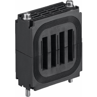 Rittal Flat-PLS100 railsteun 1pol 4x100x10