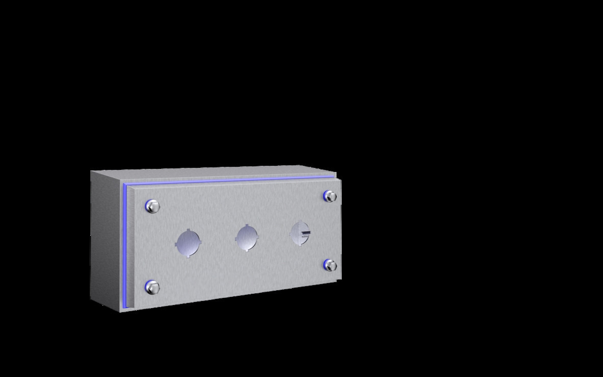 Rittal HD Drukknopkast 100(122) X220(242) X90MM