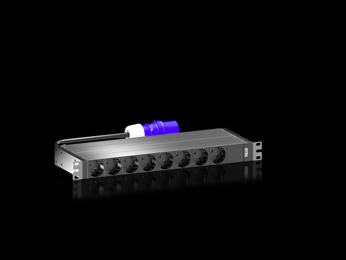 Rittal PDU Pdu 19i basic 16a/1F cee 8xschuko