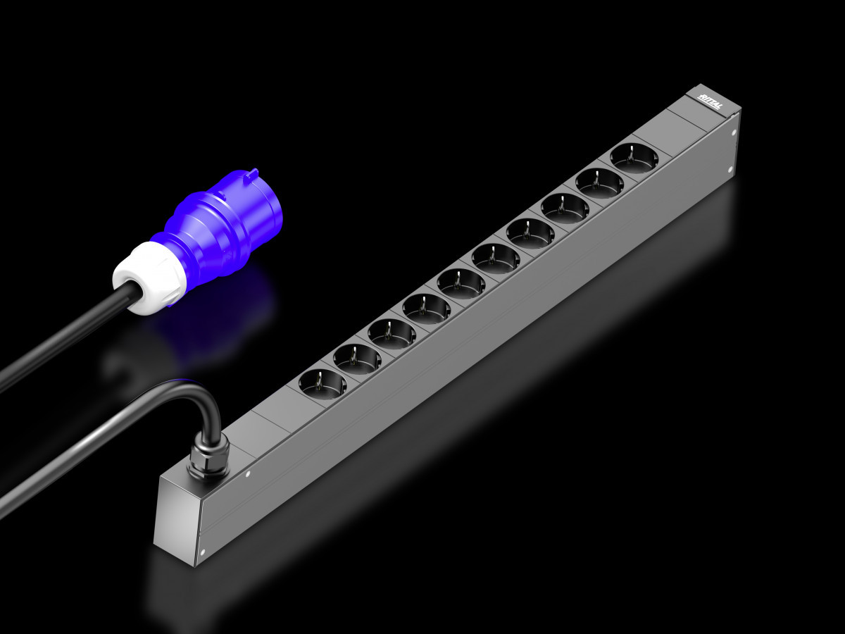 Rittal PDU Pdu Basic 16a/1F cee 10xschuko