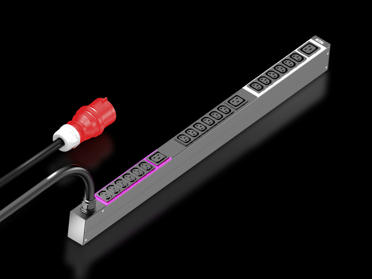 Rittal PDU Pdu Basic 16a/3F cee 18XC13 / 3XC19