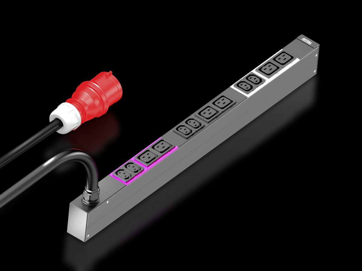 Rittal PDU Pdu Basic 16a/3F cee 6XC13 / 6XC19