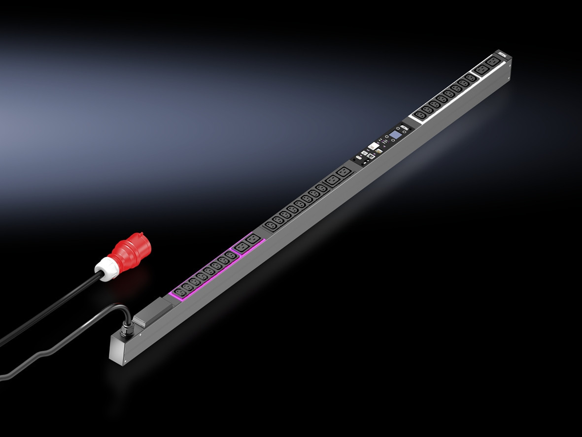 Rittal PDU Pdu Metered/RCM 16a/3P 24XC13+6XC19