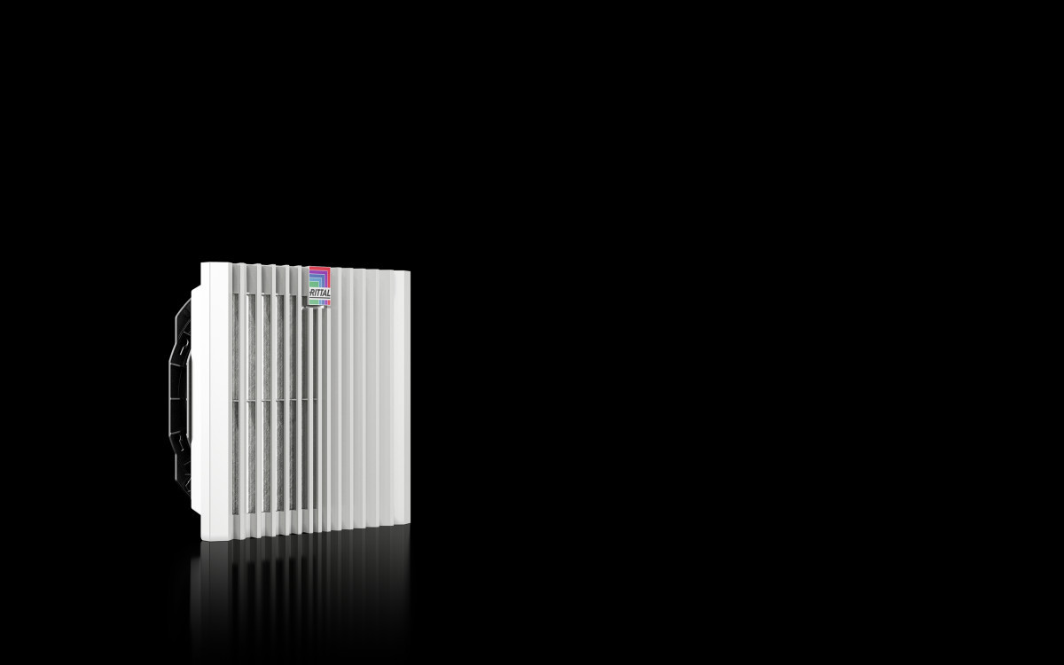 Rittal SK Blue e+ emc vent 225M3/H 230V R7035