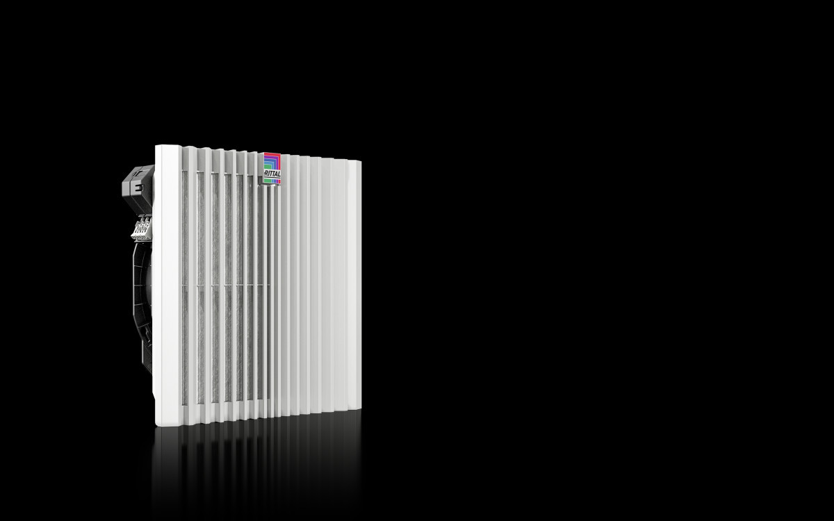 Rittal SK Blue e+ emc vent 930M3/H 115V R7035