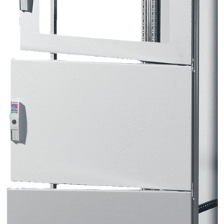 Rittal SV systeem deur kast/lessenaar deeldeur H400MM B600MM D15MM staal grijs