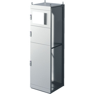 Rittal SV systeem deur kast/lessenaar deeldeur H1000MM B400MM D15MM staal grijs