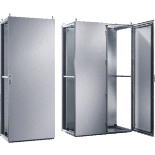 Rittal TS deur kast/lessenaar slotdeur H1400MM B800MM D15MM staal grijs