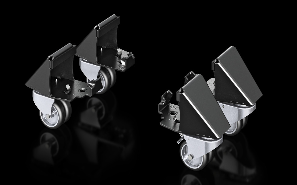 Rittal VX Transportwielen voor sokkel set=4