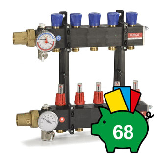 Robot Vloerverwarming COMP VERD 5GR+KOGKR 1 BI