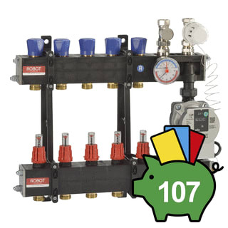 Robot Vloerverwarming LTVC VERD COMP 4GR