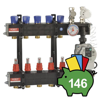 Robot Vloerverwarming LTVC VERD COMP 9GR