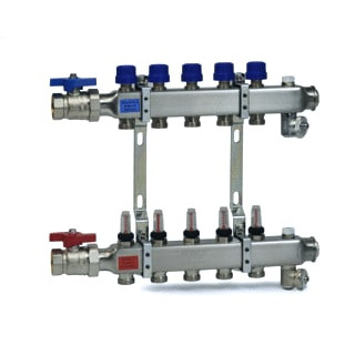 Robot Vloerverwarming RVS VERD 8GR+KOGELKRANEN