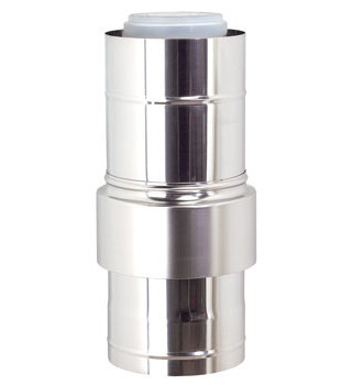 Rolux Buitenwandsysteem luchttoevoerelement conc PP/RVS 80/125