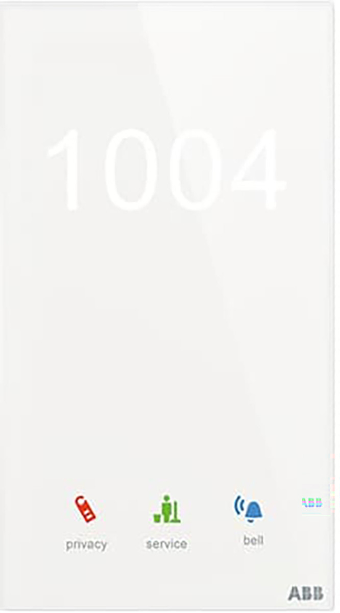 Room Outdoor sensor KNX -tacteo met kamernummer