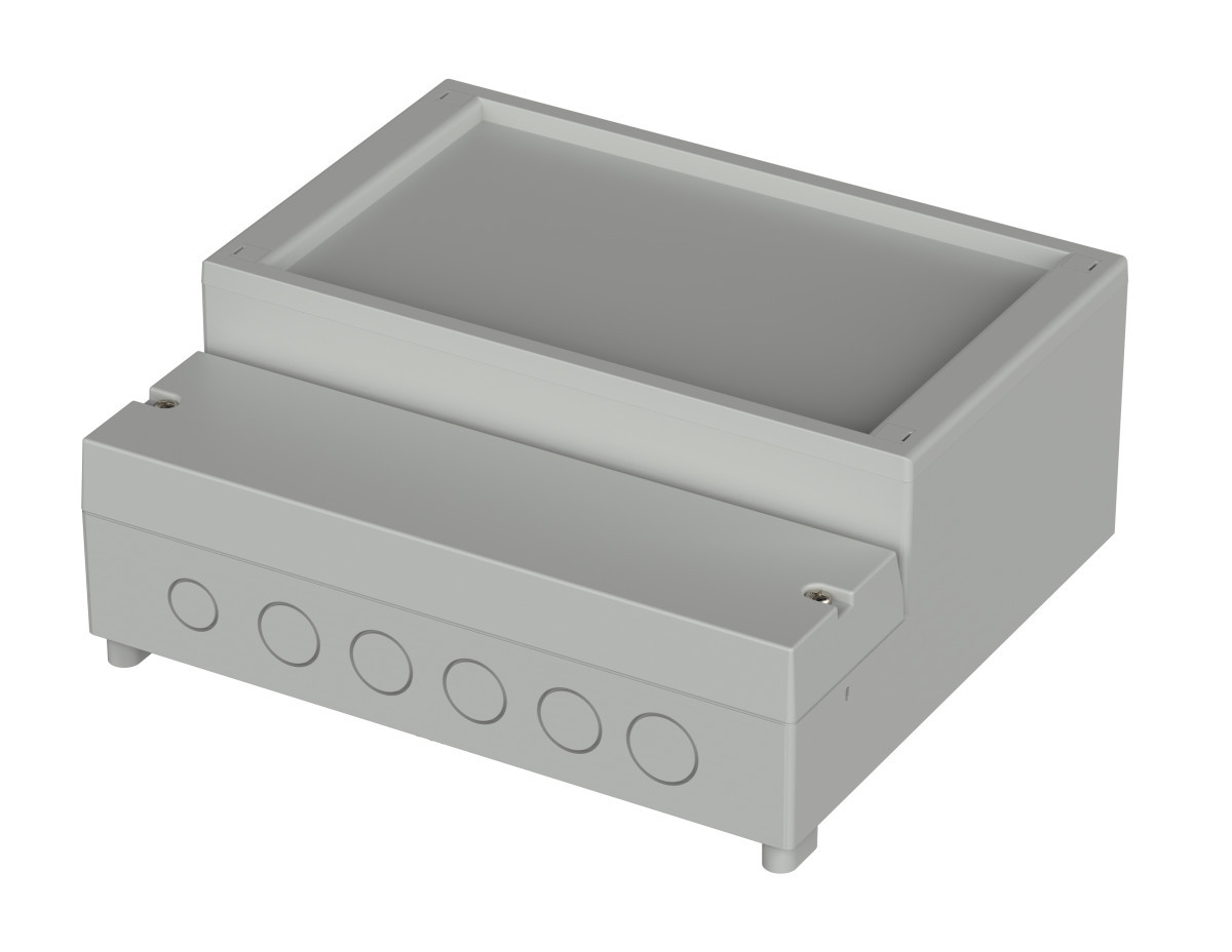 Rose ABS behuizing RCP 200F reglocard plus met foliefront 185x213x84mm