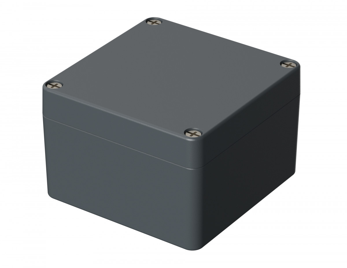 Rose Aluminium behuizing A119 (01121208) aluminium 120x122x80