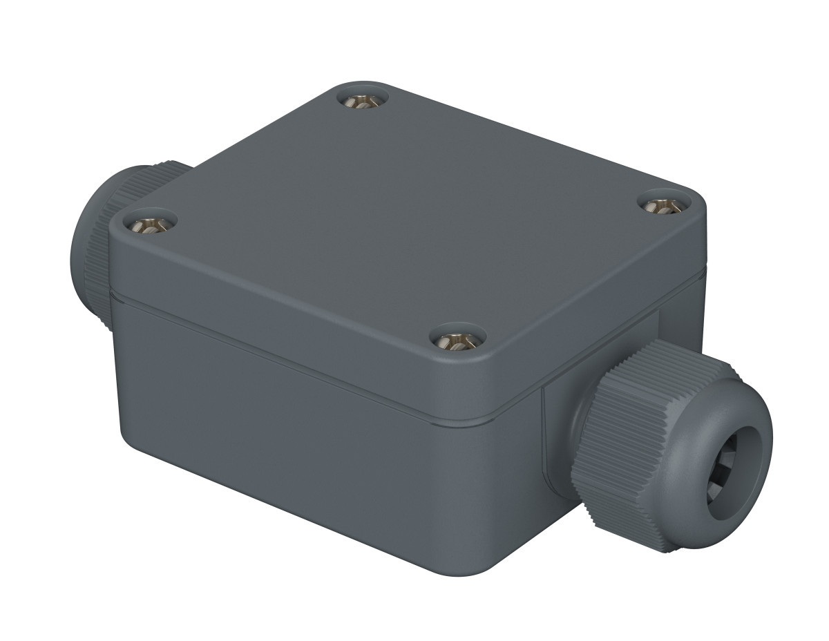 Rose Polyamide behuizing Polymas PK101SV-211 met 2 X PG11 en snelsluiting