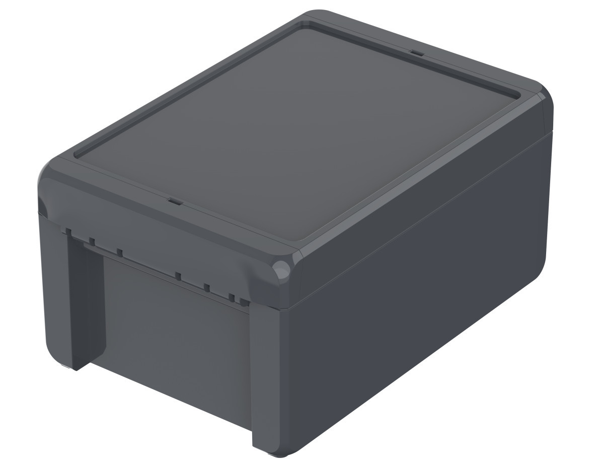 Rose Polycarbonaat V0 behuizing Bocube B 181309 PC-V0-7024 grafietgrijs